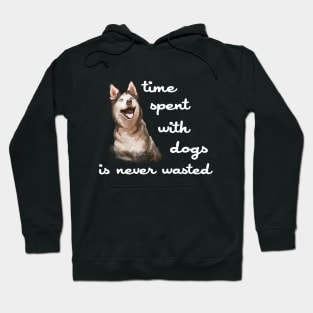 time with dog Hoodie